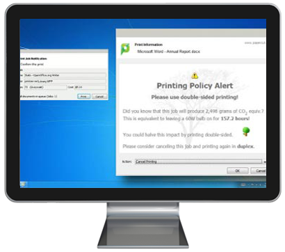Papercut, Print Policy Alert, B&C Business Products