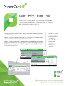 Papercut, Mf, Ecoprintq, B&C Business Products